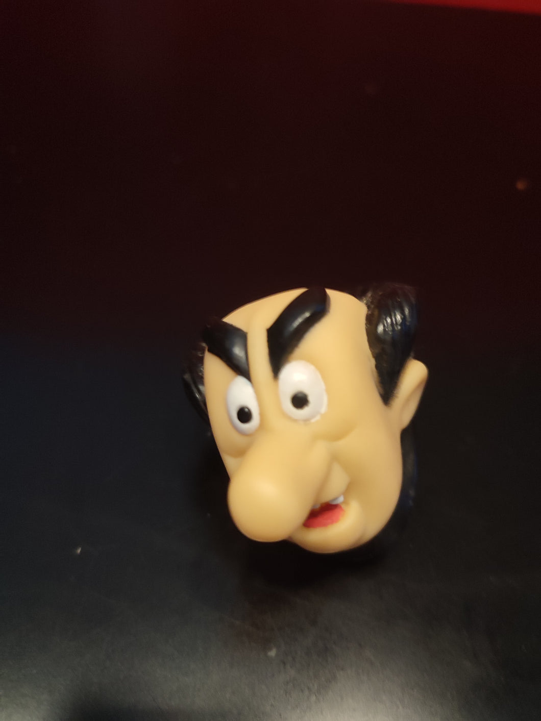 tête de schtroumpf  Gargamel