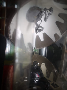 death star with darth vader